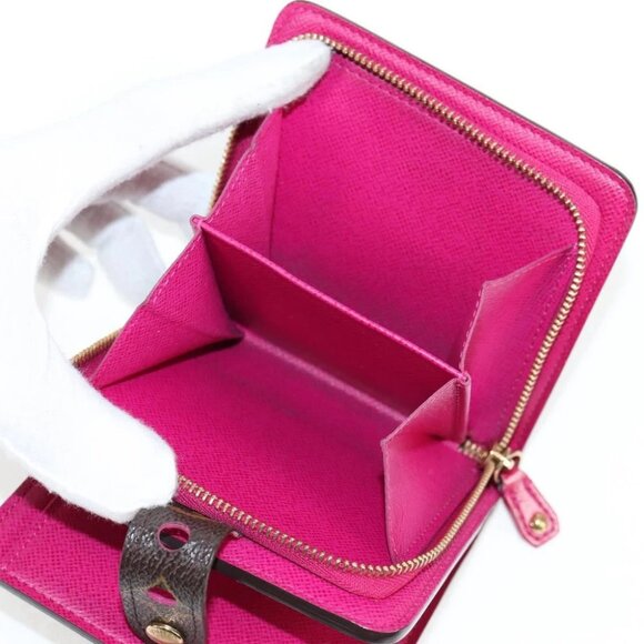LOUIS VUITTON Monogram Perfo Compact zip Bifold Wallet M95188 LV Auth BA3167V - Picture 11 of 14
